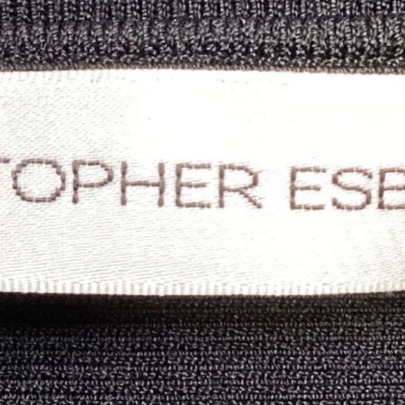 Christopher Esber Salacia Strapless Asymmetric Stretch-Knit Mini Dress in Black - Picture 7 of 8